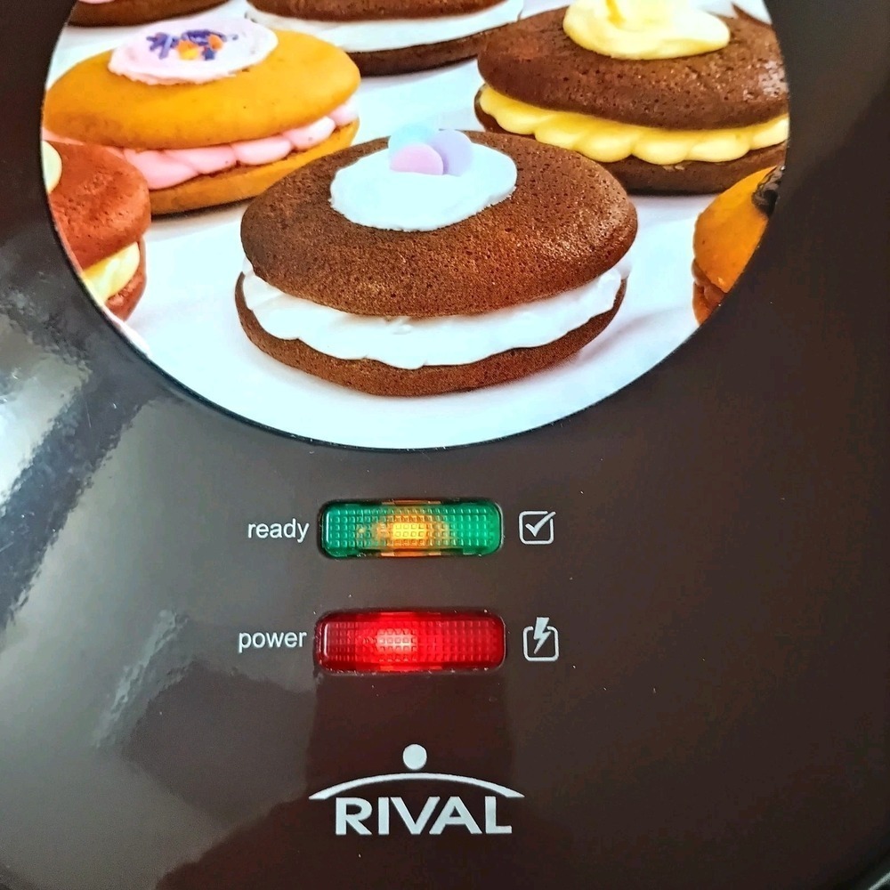 WHOOPIE PIE Maker RIVAL Dessert Cream Pie Cookies Homemade Desserts Electric - Picture 3 of 9